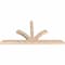 Ekena Millwork Richland Smooth Timber Gable Bracket, Douglas Fir, 108"W x 54"H x 5 1/2"D x 5 1/2"F, 12/12 Pitch GBW108X54X0606RIC00SDF - alternate 5